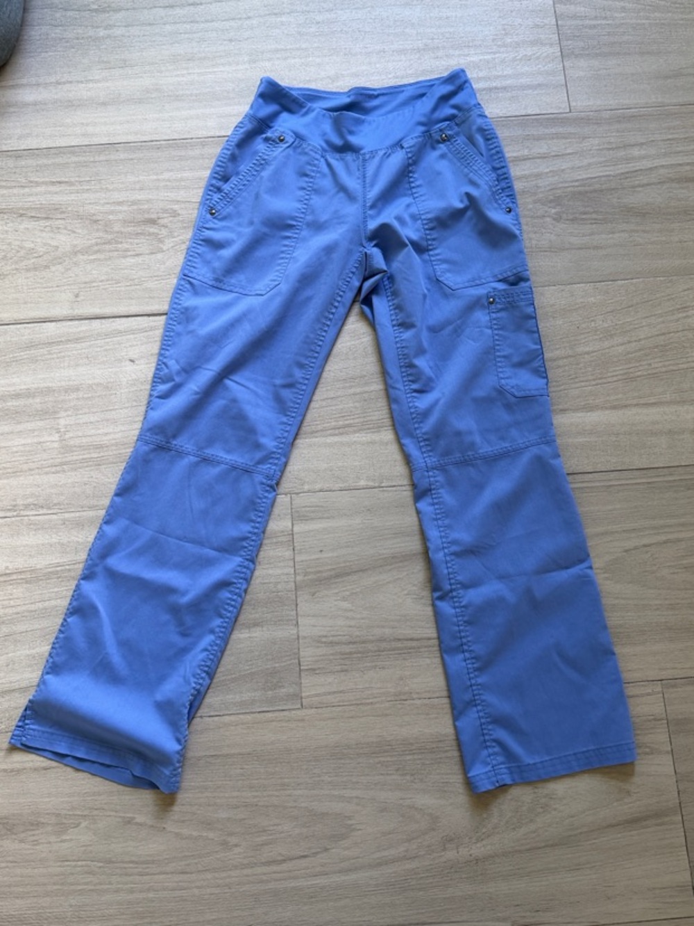 healing hands Women's Scrub Pants in Ceil Blue